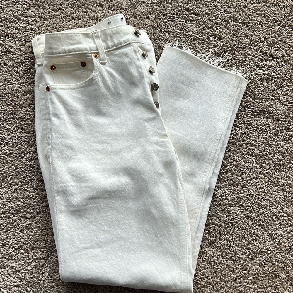 Gap white jeans